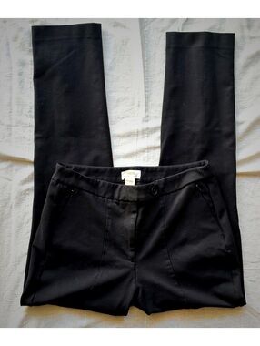 Business Casual Maeve Anthropologie Black Viscose Blend Dress Pants Size 12